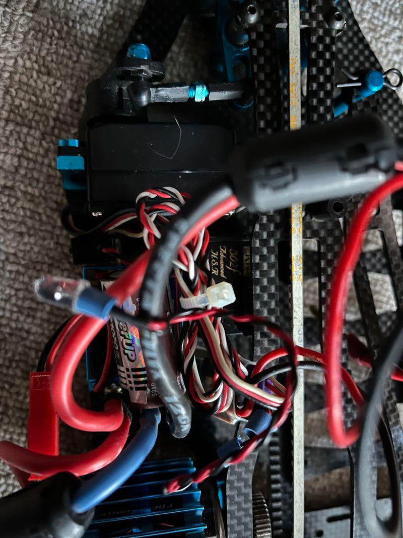 Load image into Gallery viewer, Used Tamiya TB-evolution IV and TECH Racing DT-1 Chassis Set with KO Propo EX-10