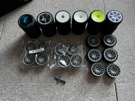 Used Tamiya TB-evolution IV and TECH Racing DT-1 Chassis Set with KO Propo EX-10