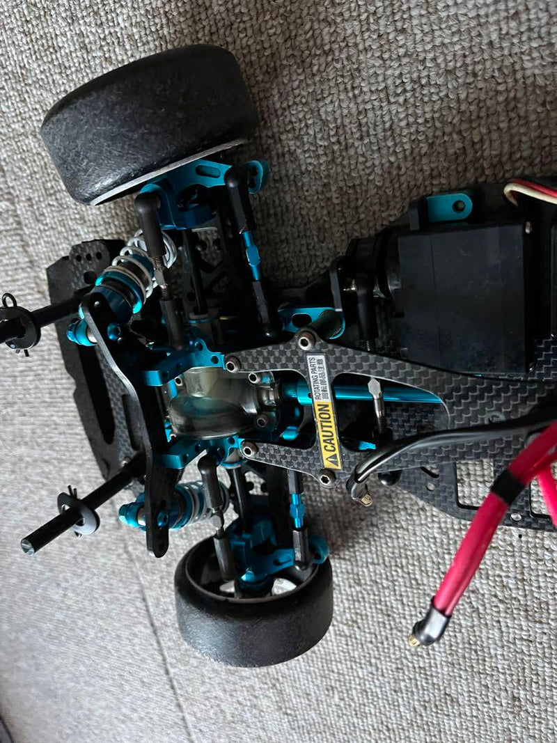 Load image into Gallery viewer, Used Tamiya TB-evolution IV and TECH Racing DT-1 Chassis Set with KO Propo EX-10