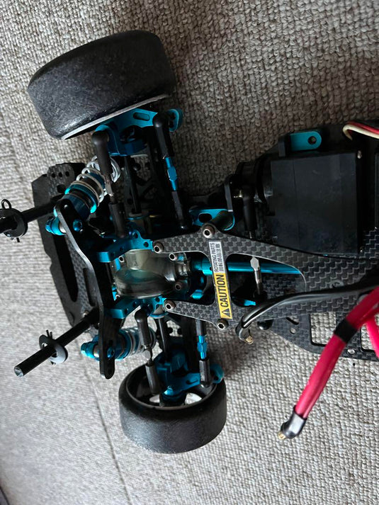 Used Tamiya TB-evolution IV and TECH Racing DT-1 Chassis Set with KO Propo EX-10