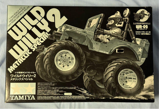 Used Tamiya 1/10 Wild Willy 2 Metallic Special Off-Road RC Car Kit Unused