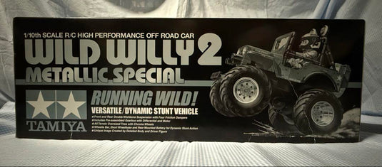 Used Tamiya 1/10 Wild Willy 2 Metallic Special Off-Road RC Car Kit Unused