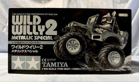 Used Tamiya 1/10 Wild Willy 2 Metallic Special Off-Road RC Car Kit Unused