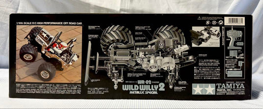 Used Tamiya 1/10 Wild Willy 2 Metallic Special Off-Road RC Car Kit Unused