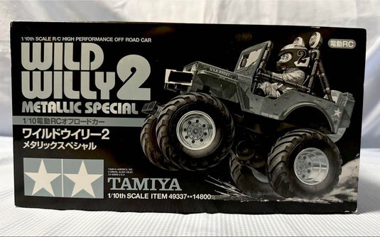 Used Tamiya 1/10 Wild Willy 2 Metallic Special Off-Road RC Car Kit Unused