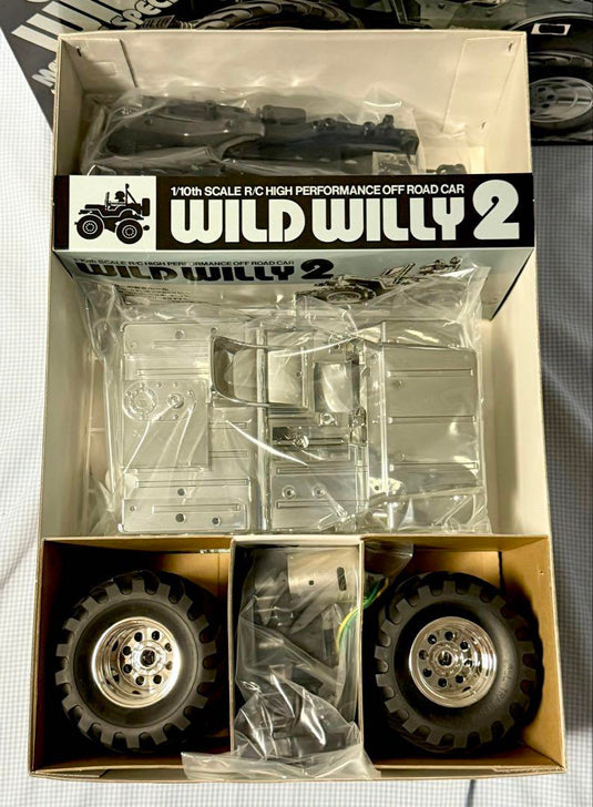 Used Tamiya 1/10 Wild Willy 2 Metallic Special Off-Road RC Car Kit Unused