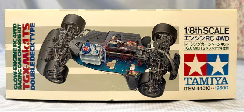 Load image into Gallery viewer, Used Tamiya 1/8 TGX-Mk.1 TS Glow Engine RC Car Chassis Kit