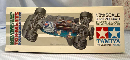 Used Tamiya 1/8 TGX-Mk.1 TS Glow Engine RC Car Chassis Kit
