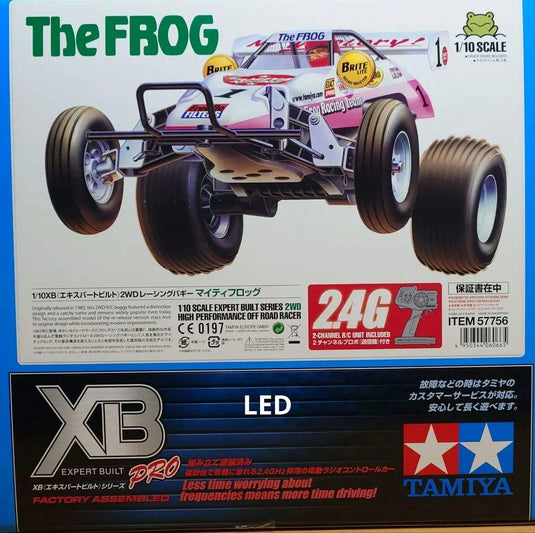 Used Tamiya 1/10 XB The Mighty Frog Ready-To-Run with LED Lights Unused