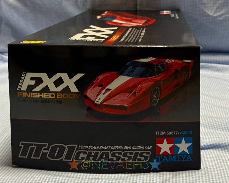 Load image into Gallery viewer, Used Tamiya Ferrari FXX 1/10 Finished Body TT-01 Chassis Kit Unused