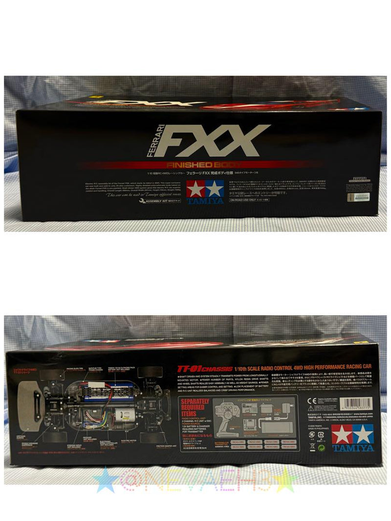 Load image into Gallery viewer, Used Tamiya Ferrari FXX 1/10 Finished Body TT-01 Chassis Kit Unused