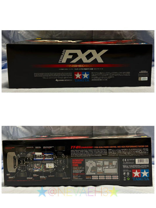 Used Tamiya Ferrari FXX 1/10 Finished Body TT-01 Chassis Kit Unused