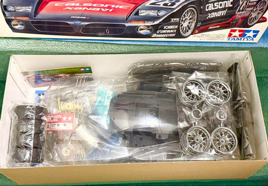 Used Tamiya 1/10 Nissan R390 GT1 Unassembled Kit