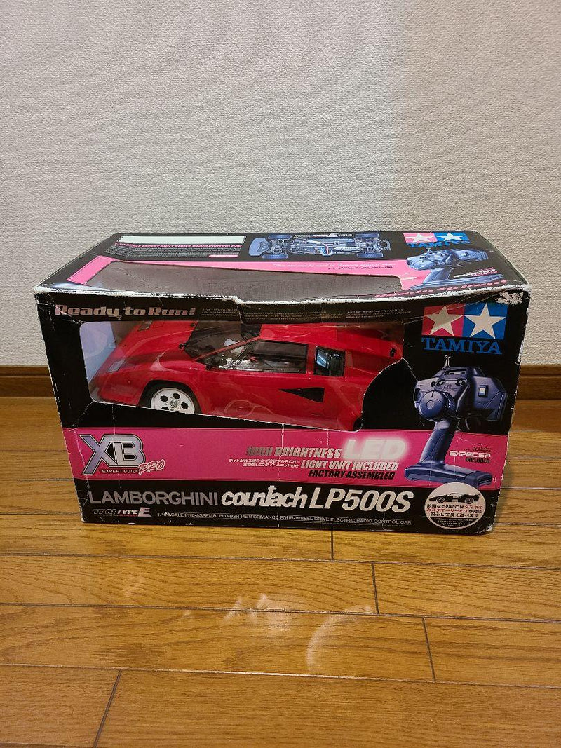 Load image into Gallery viewer, Used Tamiya 1/10 XB Lamborghini Countach LP500S TT-01E Assembled Full Set 57780