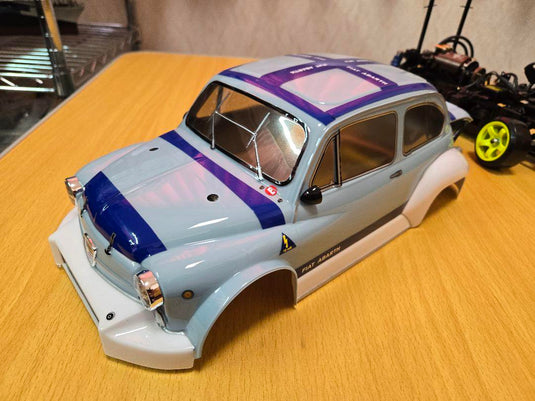 Used Tamiya M-05 Mini Drift Car Abarth Body Assembled Chassis No Electronics