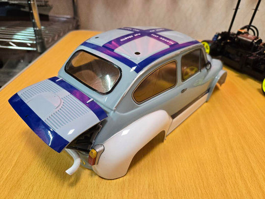 Used Tamiya M-05 Mini Drift Car Abarth Body Assembled Chassis No Electronics