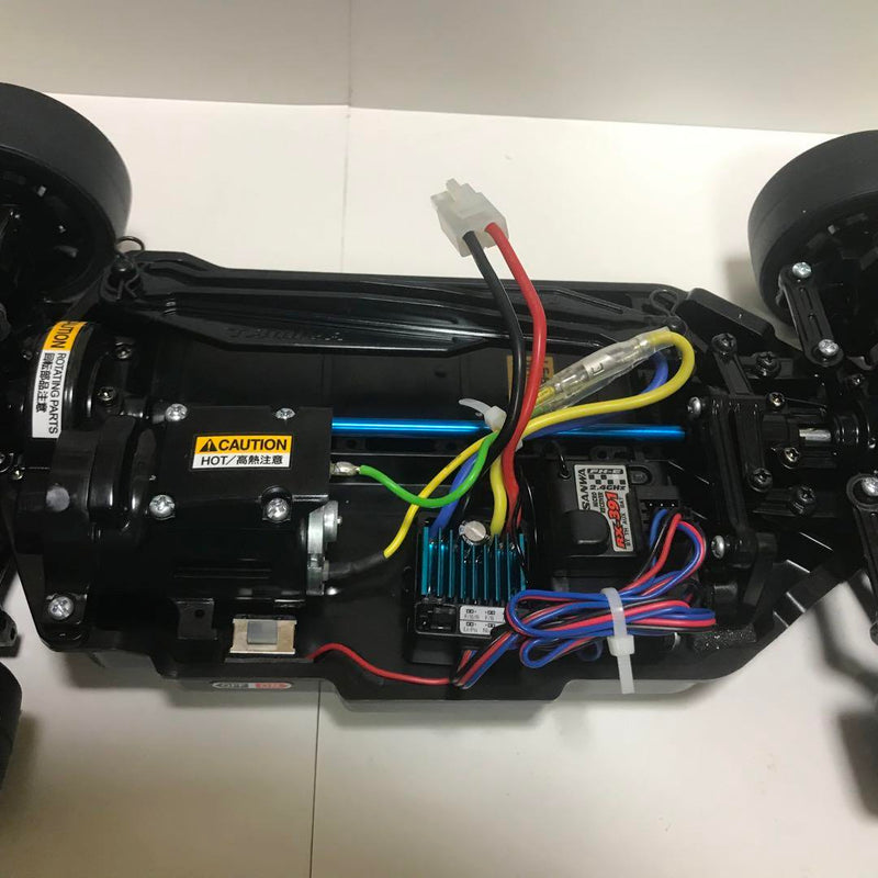 Chargez l'image dans la visionneuse de la galerie, Used Tamiya TT-02 Subaru Impreza 99 Assembled Full Set RC Car w/ Sanwa MX6 Radio