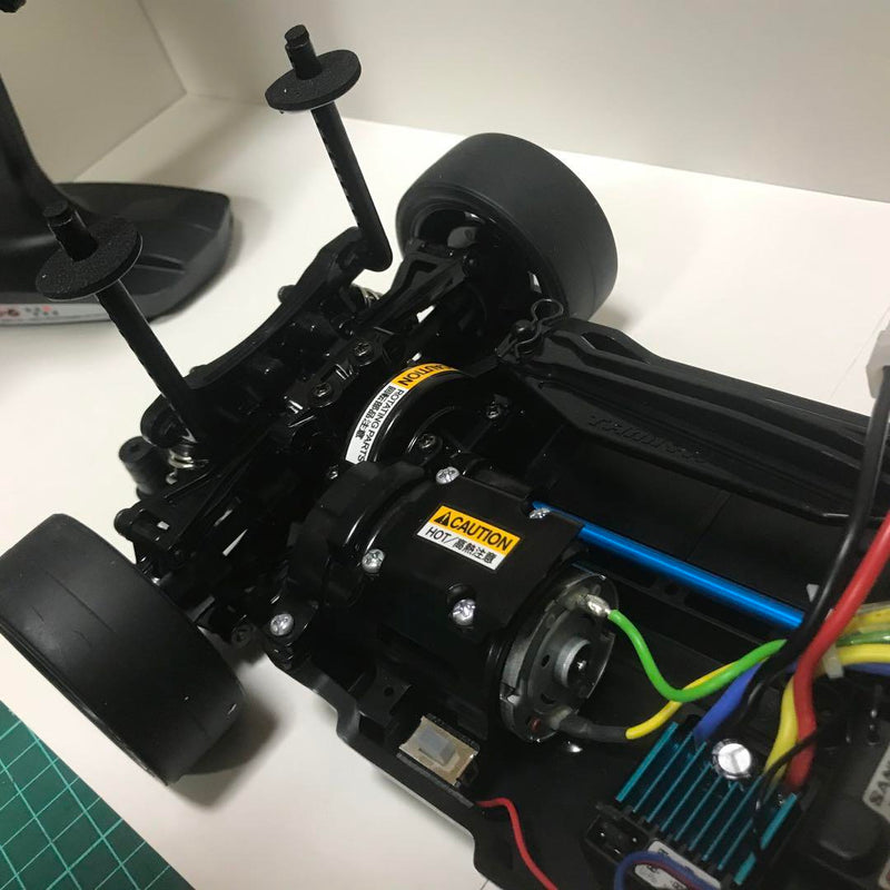 Chargez l'image dans la visionneuse de la galerie, Used Tamiya TT-02 Subaru Impreza 99 Assembled Full Set RC Car w/ Sanwa MX6 Radio