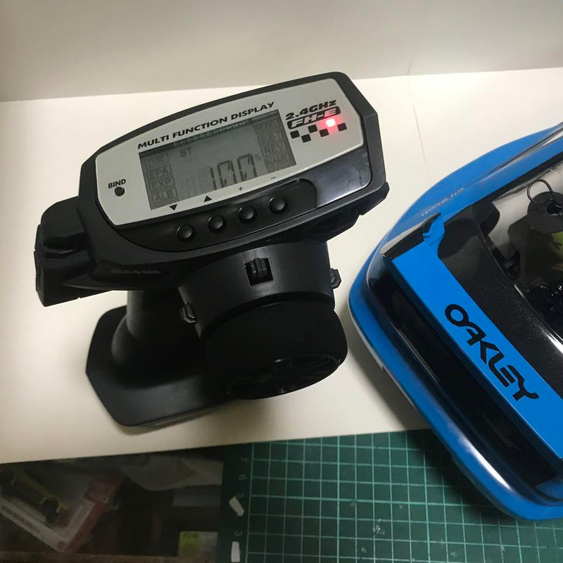 Chargez l'image dans la visionneuse de la galerie, Used Tamiya TT-02 Subaru Impreza 99 Assembled Full Set RC Car w/ Sanwa MX6 Radio