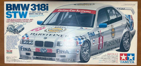 Used Tamiya 1/10 BMW 318i STW TA-02 Chassis Unassembled Kit
