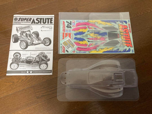 Used Tamiya Super Astute Assembled Unused with Futaba Servo and Brushless System