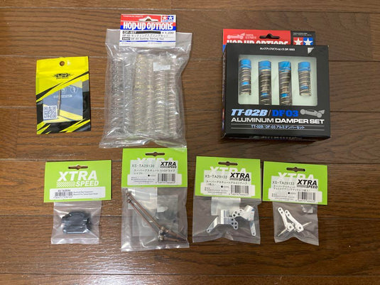 Used Tamiya Super Astute Assembled Unused with Futaba Servo and Brushless System