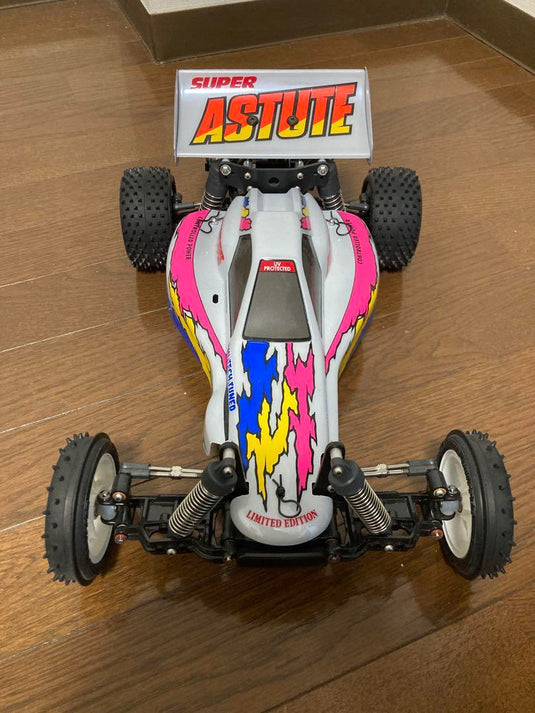Used Tamiya Super Astute Assembled Unused with Futaba Servo and Brushless System