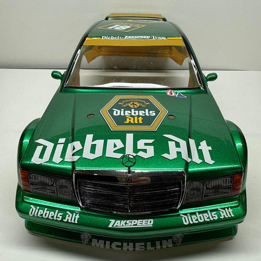 Used Tamiya 1/10 Mercedes-Benz Diebels Alt Body and Tire Set Only