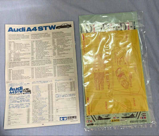 Used Tamiya Audi A4 STW 1/10 4WD RC Car Kit Unused 58182