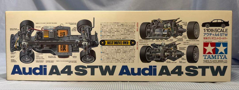 Load image into Gallery viewer, Used Tamiya Audi A4 STW 1/10 4WD RC Car Kit Unused 58182