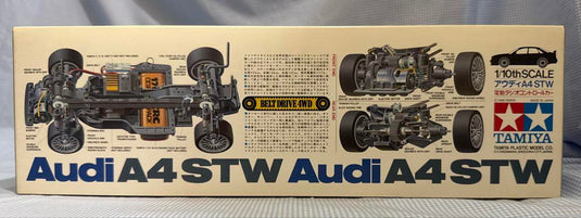Used Tamiya Audi A4 STW 1/10 4WD RC Car Kit Unused 58182