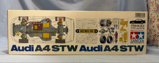 Used Tamiya Audi A4 STW 1/10 4WD RC Car Kit Unused 58182