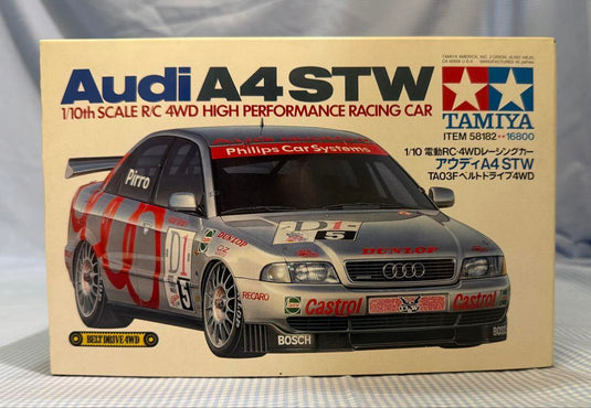 Used Tamiya Audi A4 STW 1/10 4WD RC Car Kit Unused 58182