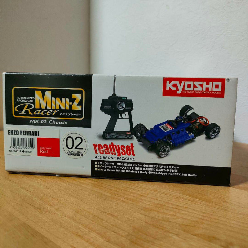 Load image into Gallery viewer, Used Kyosho Mini-Z Enzo Ferrari MR-02 Chassis Ready Set 30451R Unused