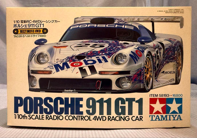 Load image into Gallery viewer, Used Tamiya 1/10 Porsche 911 GT1 4WD Unassembled RC Car Kit