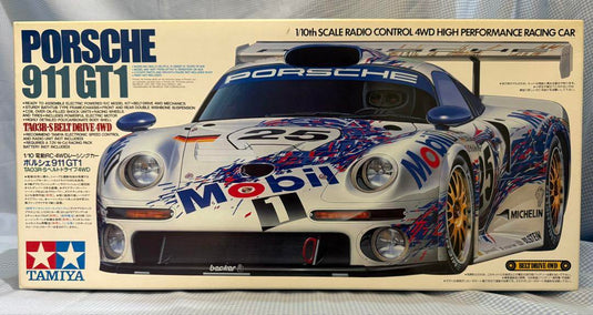 Used Tamiya 1/10 Porsche 911 GT1 4WD Unassembled RC Car Kit
