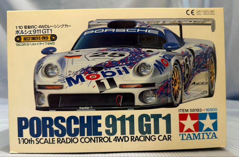 Load image into Gallery viewer, Used Tamiya 1/10 Porsche 911 GT1 4WD Unassembled RC Car Kit