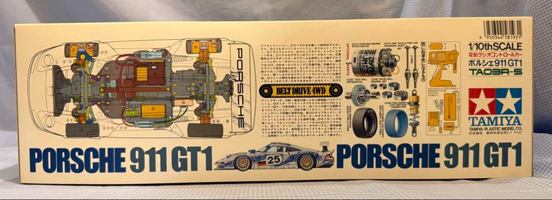 Load image into Gallery viewer, Used Tamiya 1/10 Porsche 911 GT1 4WD Unassembled RC Car Kit