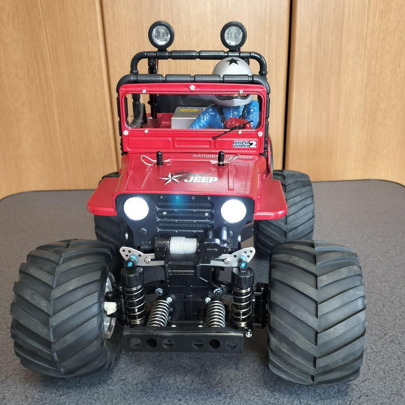 Load image into Gallery viewer, Tamiya Wild Willy 2 Custom RC Car w/ LED Lights Upgrades Used No TX/RX - Used