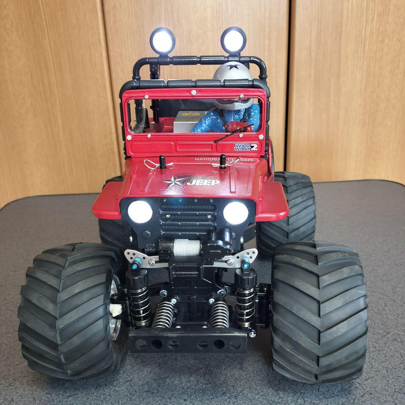 Load image into Gallery viewer, Tamiya Wild Willy 2 Custom RC Car w/ LED Lights Upgrades Used No TX/RX - Used