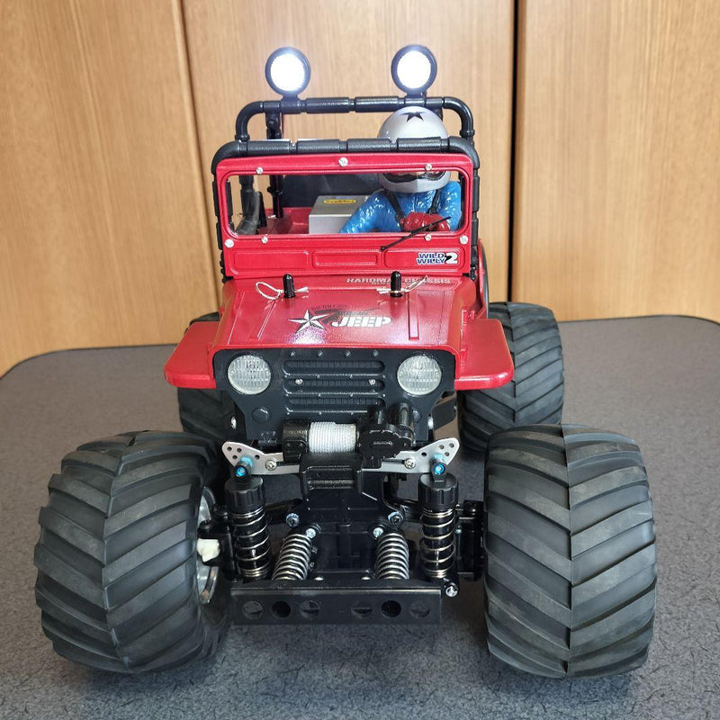 Load image into Gallery viewer, Tamiya Wild Willy 2 Custom RC Car w/ LED Lights Upgrades Used No TX/RX - Used