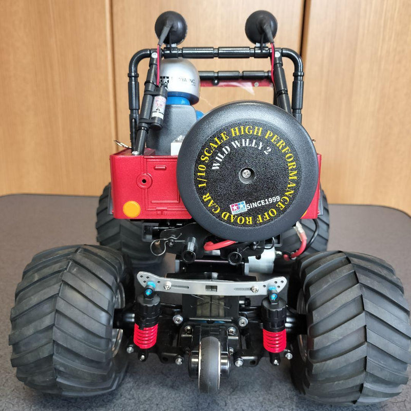 Load image into Gallery viewer, Tamiya Wild Willy 2 Custom RC Car w/ LED Lights Upgrades Used No TX/RX - Used