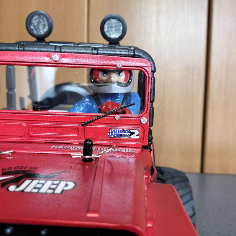 Load image into Gallery viewer, Tamiya Wild Willy 2 Custom RC Car w/ LED Lights Upgrades Used No TX/RX - Used
