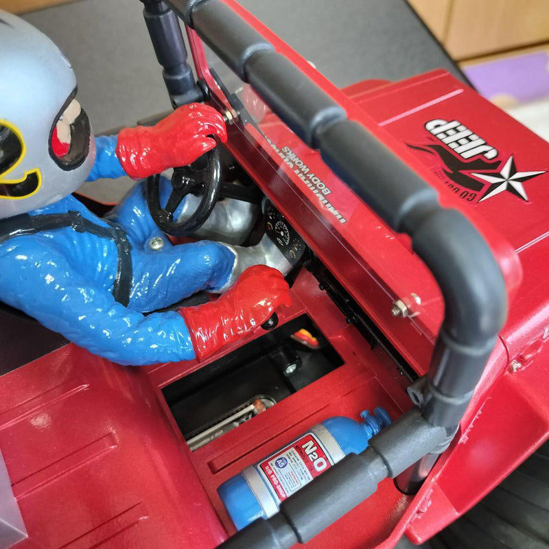 Load image into Gallery viewer, Tamiya Wild Willy 2 Custom RC Car w/ LED Lights Upgrades Used No TX/RX - Used
