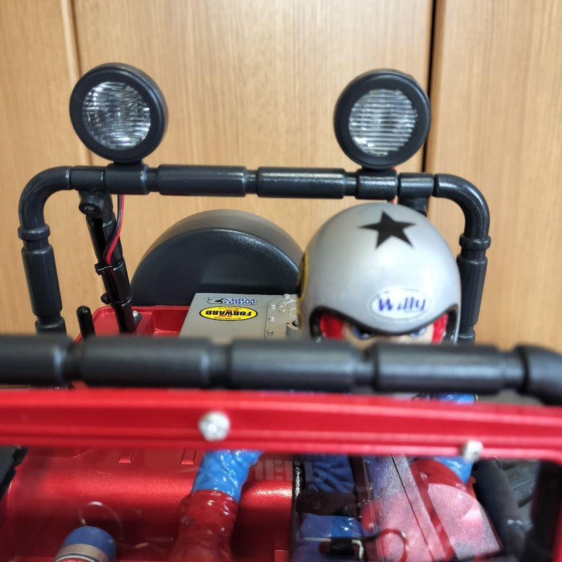 Load image into Gallery viewer, Tamiya Wild Willy 2 Custom RC Car w/ LED Lights Upgrades Used No TX/RX - Used