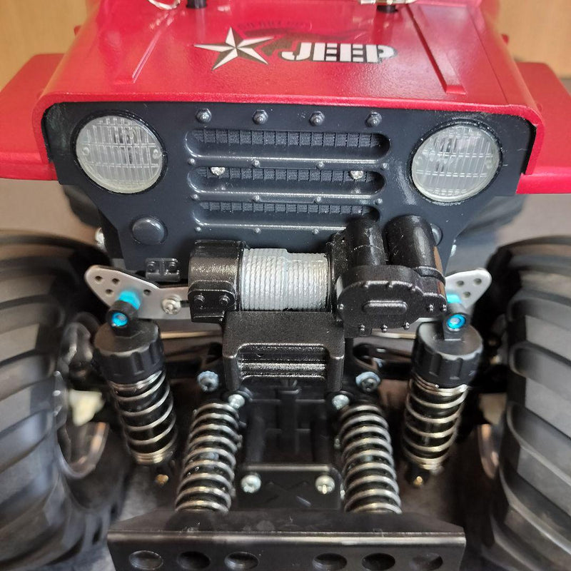 Load image into Gallery viewer, Tamiya Wild Willy 2 Custom RC Car w/ LED Lights Upgrades Used No TX/RX - Used