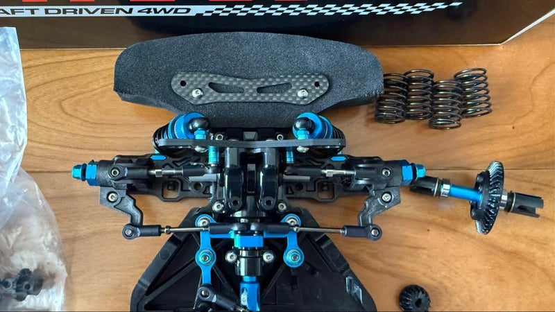 Chargez l'image dans la visionneuse de la galerie, Used Tamiya TT-02 Type SRX Chassis Kit with Many Option Parts No Electronics