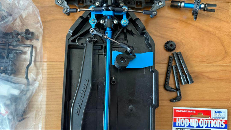 Chargez l'image dans la visionneuse de la galerie, Used Tamiya TT-02 Type SRX Chassis Kit with Many Option Parts No Electronics