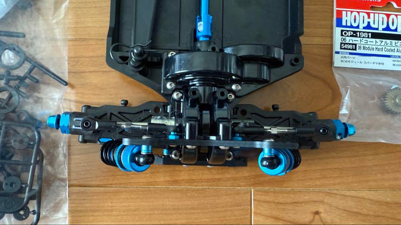 Chargez l'image dans la visionneuse de la galerie, Used Tamiya TT-02 Type SRX Chassis Kit with Many Option Parts No Electronics