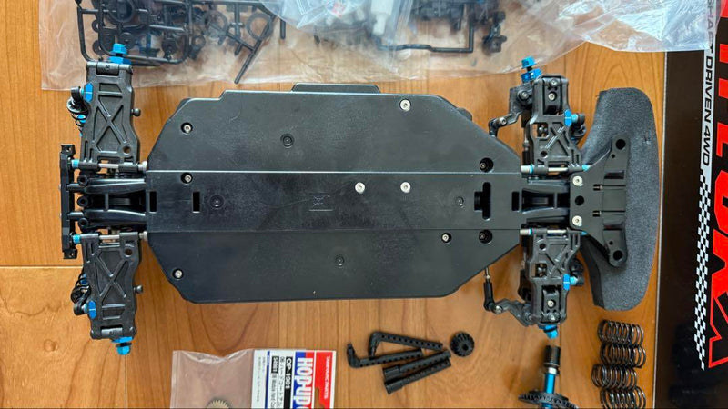 Chargez l'image dans la visionneuse de la galerie, Used Tamiya TT-02 Type SRX Chassis Kit with Many Option Parts No Electronics
